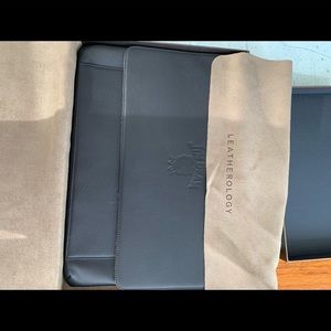 Leatherology custom Jim Beam laptop clutch